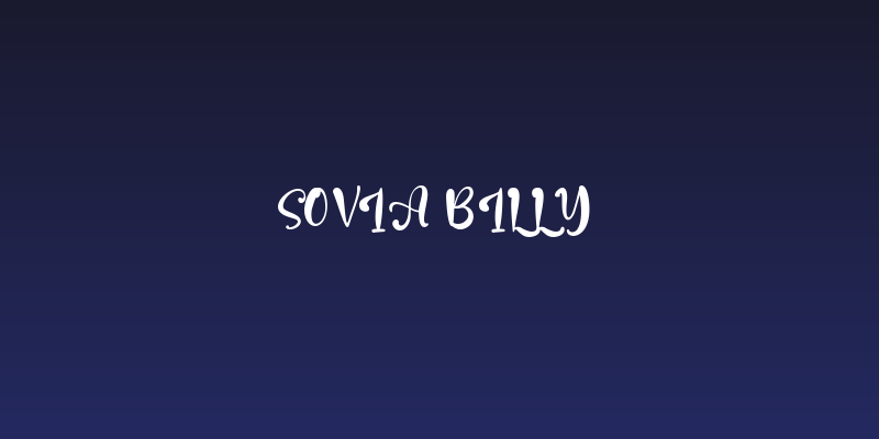 Sovia Billy Social Header