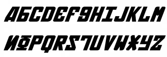 Soviet Bold ExpItal Schriftart Groß