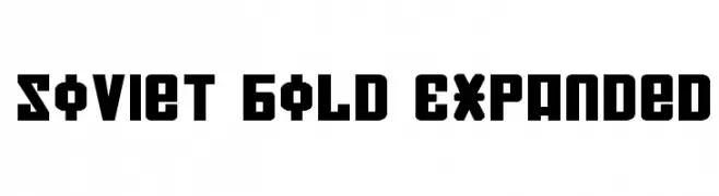 Soviet Bold Expanded  नि: शुल्क फ़ॉन्ट्स डाउनलोड