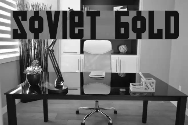 Soviet Bold Font examples