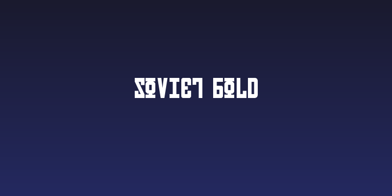 Soviet Bold Social Header
