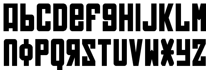 Soviet Bold Font LOWERCASE