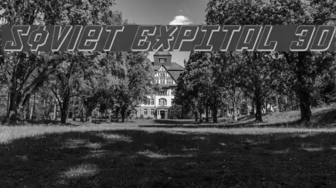 Soviet ExpItal 3D फ़ॉन्ट examples