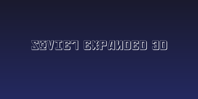 Soviet Expanded 3D Social Header