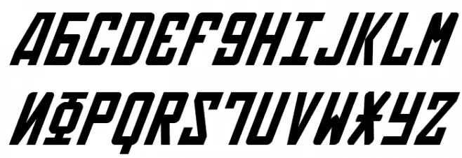 Soviet Italic خط أحرف كبيرة