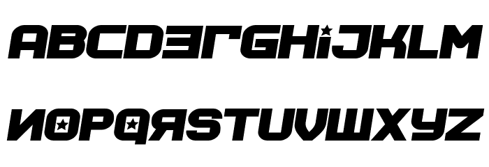 Soviet Program Bold Italic Font LOWERCASE