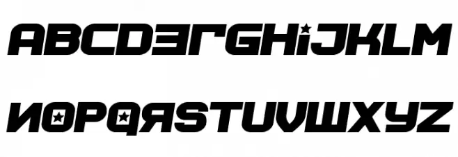 Soviet Program Bold Italic Fuentes MINÚSCULAS