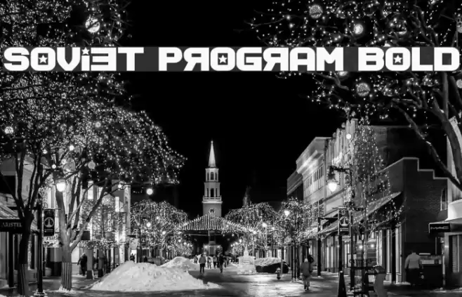 Soviet Program Bold Fuentes examples