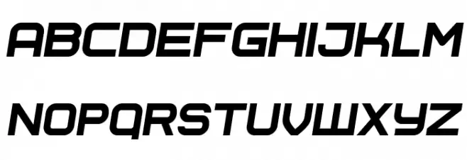 Soviet Program Italic Caratteri MAIUSCOLE