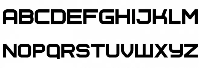 Soviet Program Regular Font Litere mari