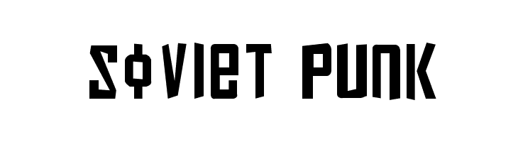 Soviet Punk  免费字体下载