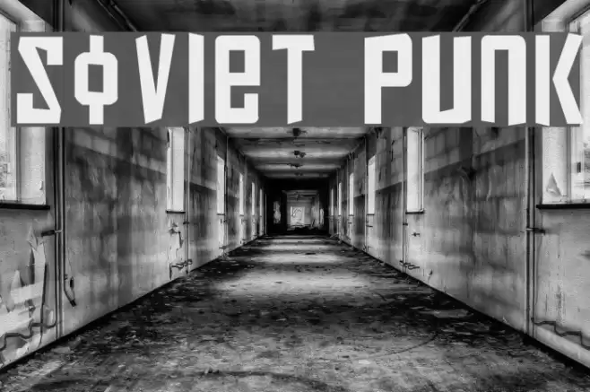 Soviet Punk Font examples