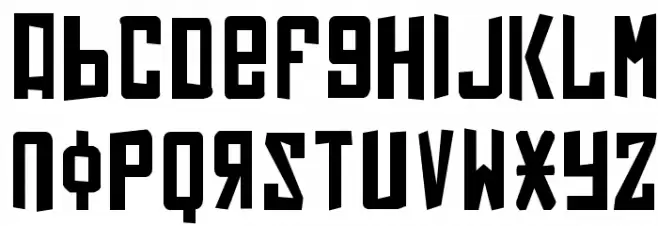 Soviet Punk फ़ॉन्ट लोअरकेस