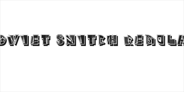 Soviet Snitch Regular Logo