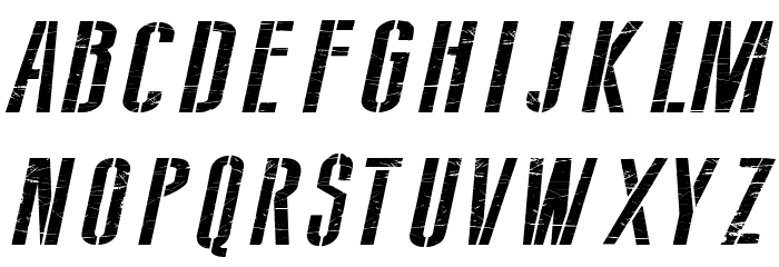 Soviet Style Italic Font LOWERCASE