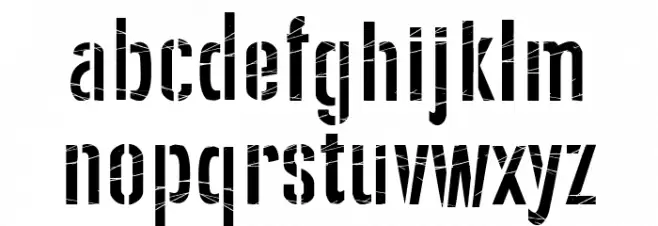 Soviet Style Font LOWERCASE
