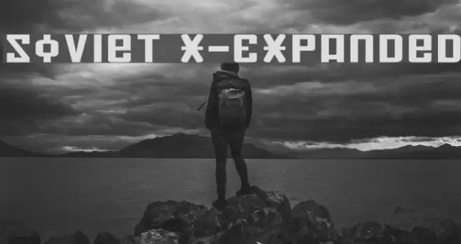 Soviet X-Expanded フォント examples
