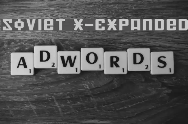 Soviet X-Expanded フォント examples