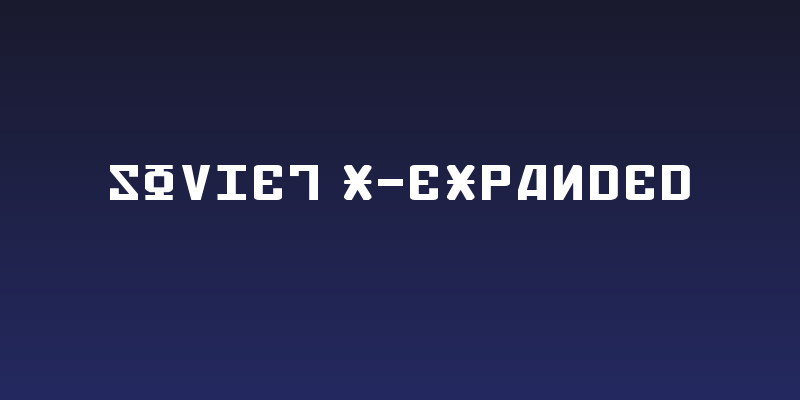 Soviet X-Expanded Social Header