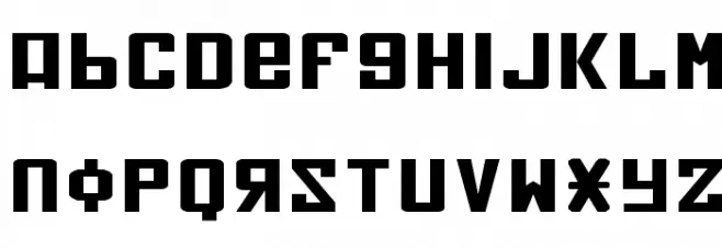 Soviet X-Expanded 字体 小写