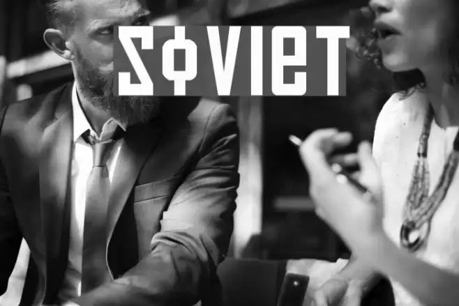 Soviet Font examples