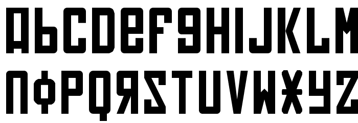 Soviet Font LOWERCASE