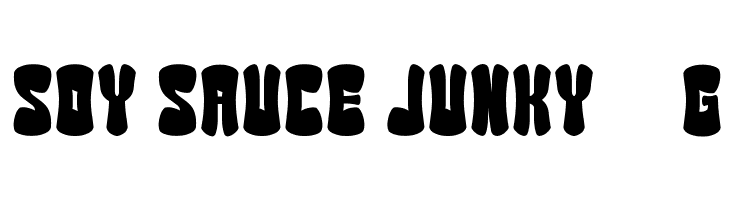Soy Sauce Junky__G  免费字体下载