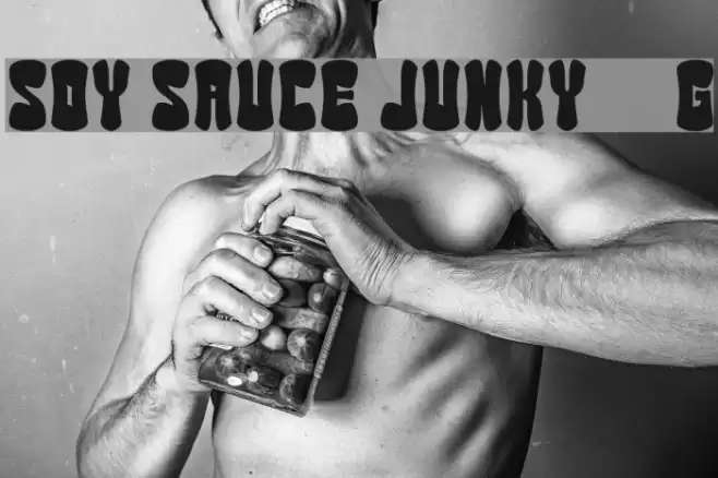 Soy Sauce Junky__G Font examples