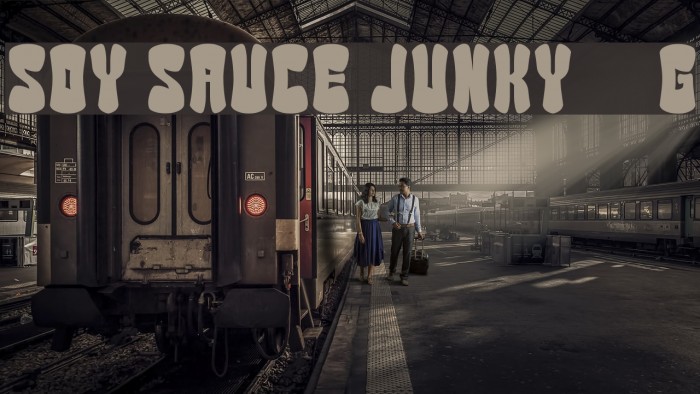 Soy Sauce Junky__G Шрифта examples