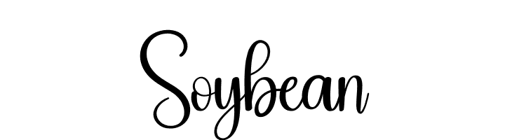 Soybean  font caratteri gratis