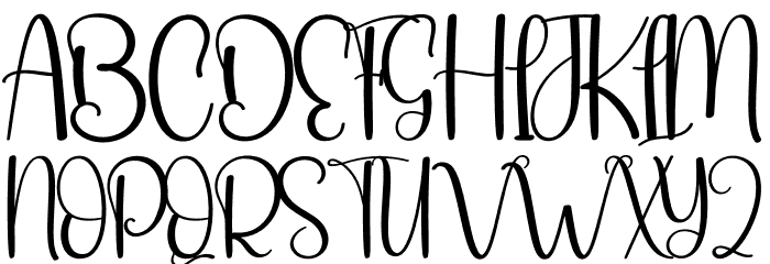 Soybean Font UPPERCASE