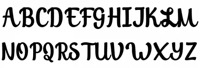 SoybeanutFree-Brush Schriftart Groß