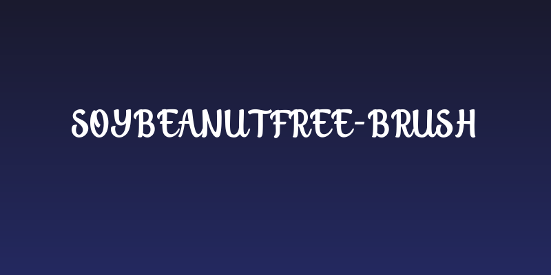 SoybeanutFree-Brush Social Header