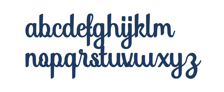 SoybeanutFree-Brush Lowercase