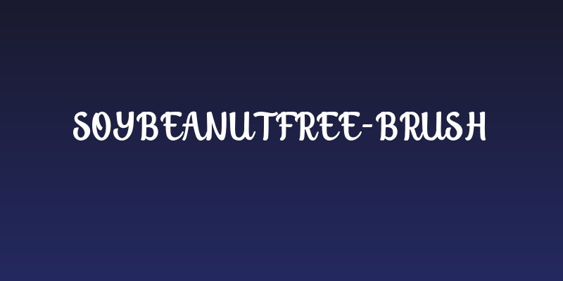 SoybeanutFree-Brush Social Header