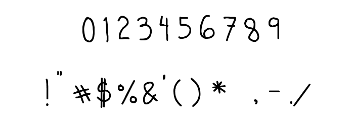 Soymilk Font OTHER CHARS