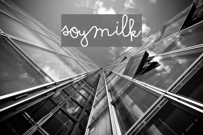Soymilk Font examples