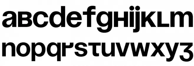 Soyuz Grotesk Bold फ़ॉन्ट अपरकेस