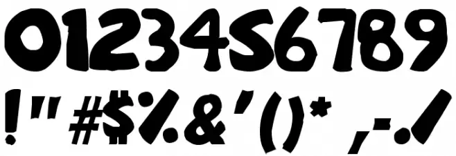 sOuTh Afirkas 2100 Font OTHER CHARS