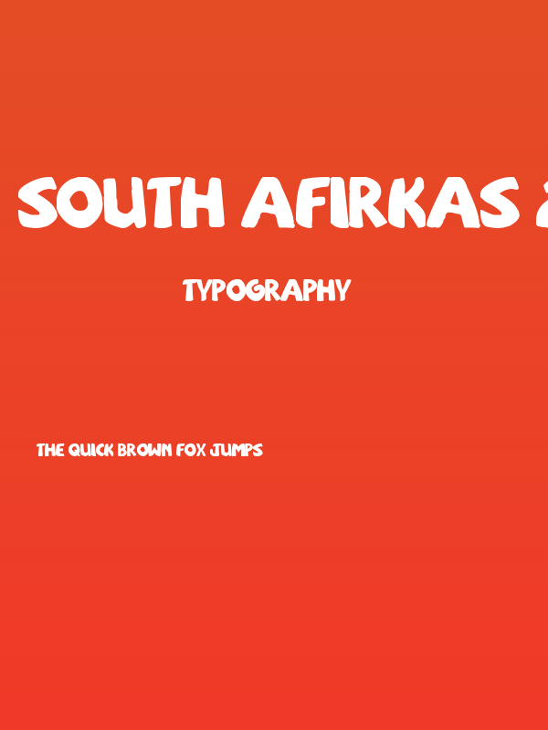 sOuTh Afirkas 2100 Poster