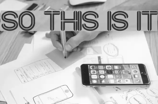 so this is it Font examples