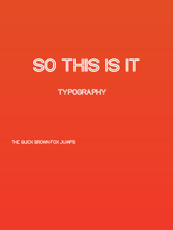 so this is it Poster