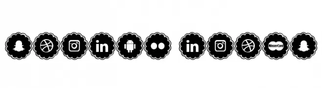 social icons  नि: शुल्क फ़ॉन्ट्स डाउनलोड