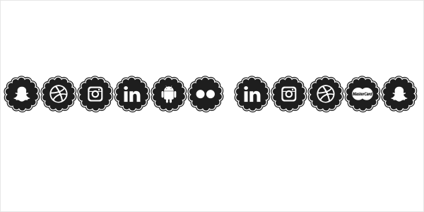 social icons Logo