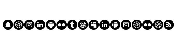 social media color Polices