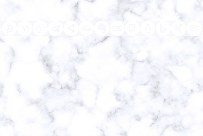 social media color Font examples