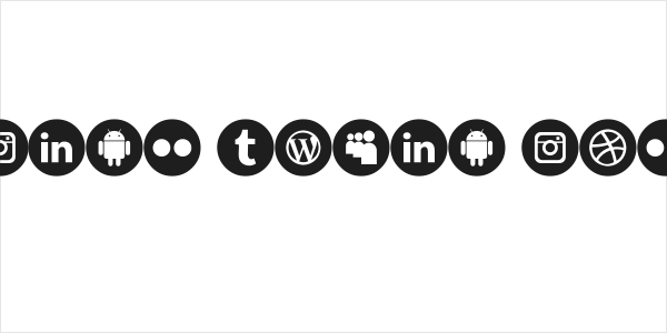 social media color Logo