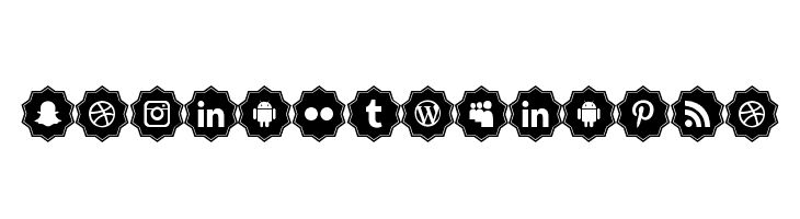 social media pro Font