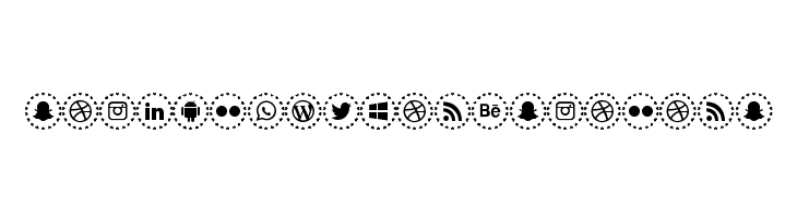 social networks colors Fonte