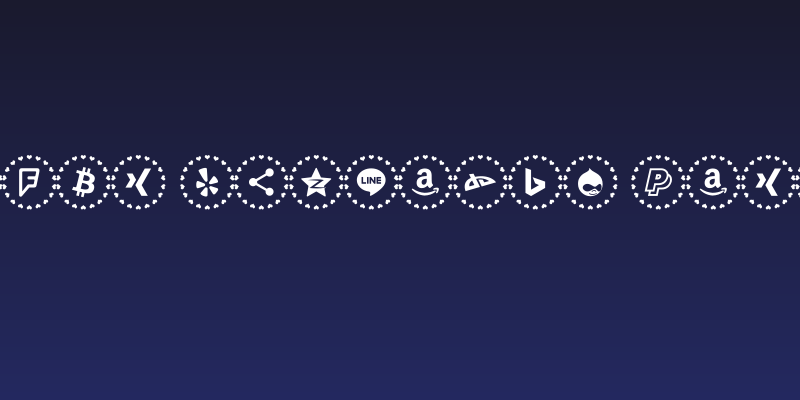 social networks colors Social Header